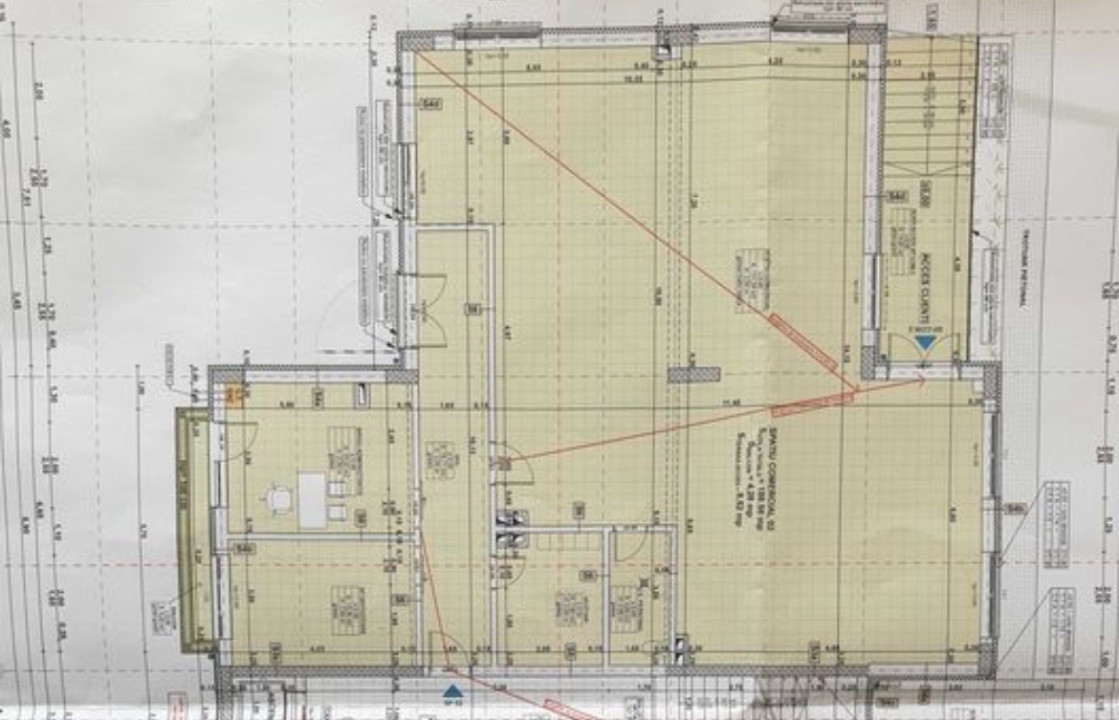 Spatiu comercial , 199 mp , zona Porii