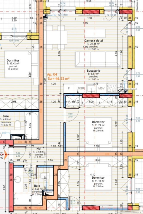 Apartamente 1, 2, 3, 4 camere, cu balcoane sau terasa Zona Tineretului