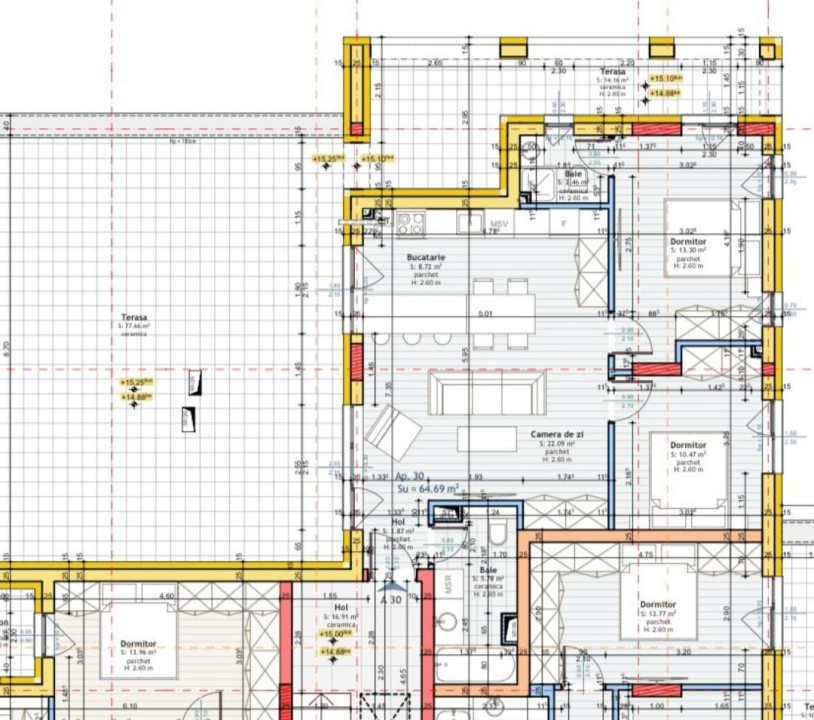 Apartamente 1, 2, 3, 4 camere, cu balcoane sau terasa Zona Tineretului