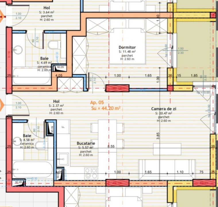 Apartamente 1, 2, 3, 4 camere, cu balcoane sau terasa Zona Tineretului