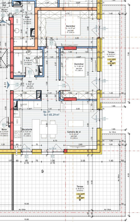 Apartamente 1, 2, 3 camere, cu balcoane sau terasa Zona Tineretului