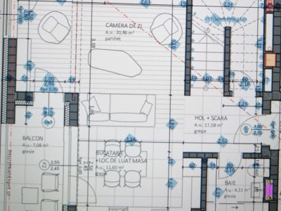 Penthouse semifinisat, 99,81 mp, balcon 7,08 mp, zona Vivo