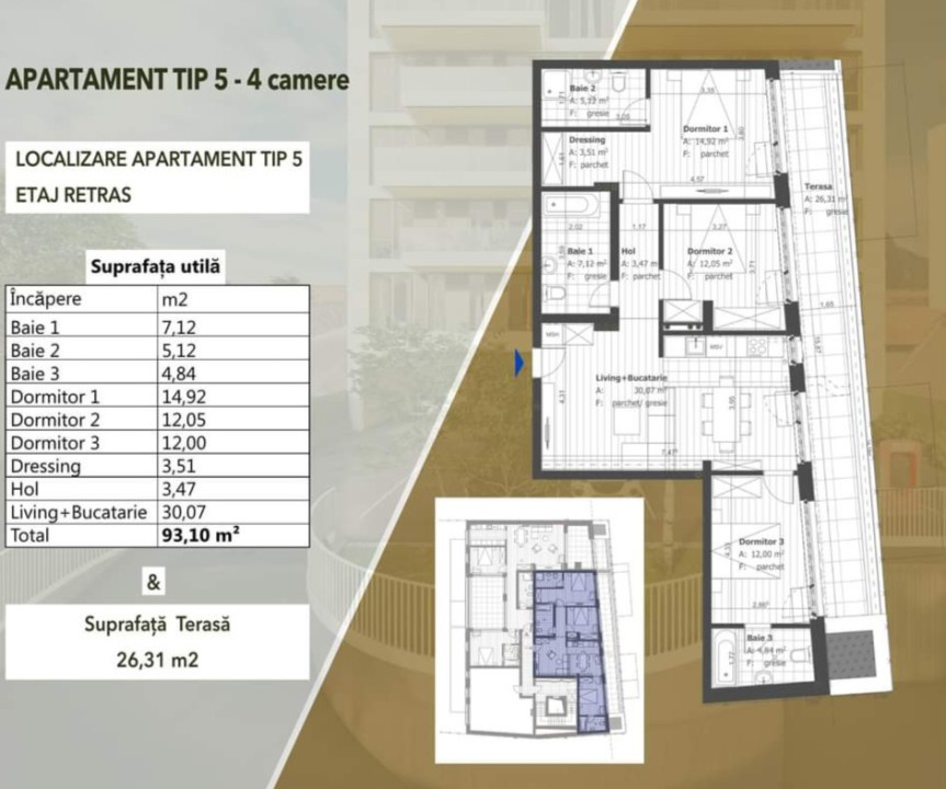 Ansamblu rezidential, 3 sau 4 camere, zona Traian/Decebal