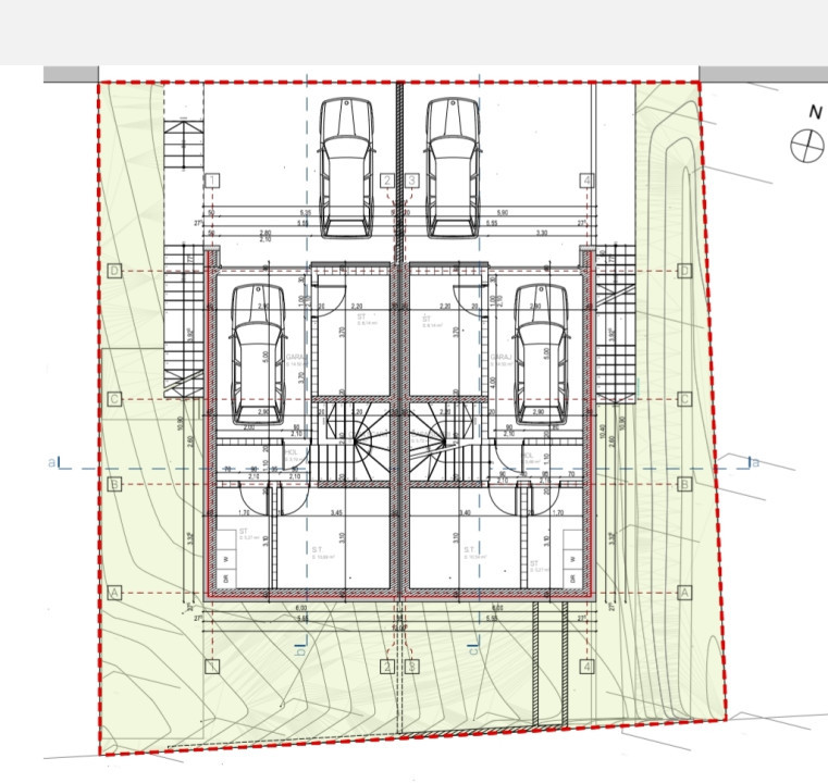 Duplex cu 4 camere, 110mp utili, Borhanci 