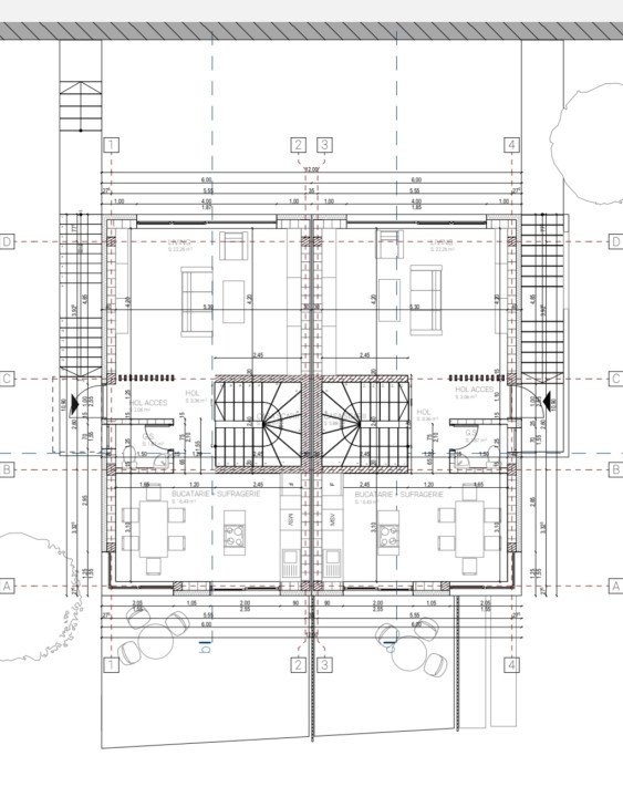 Duplex cu 4 camere, 110mp utili, Borhanci 