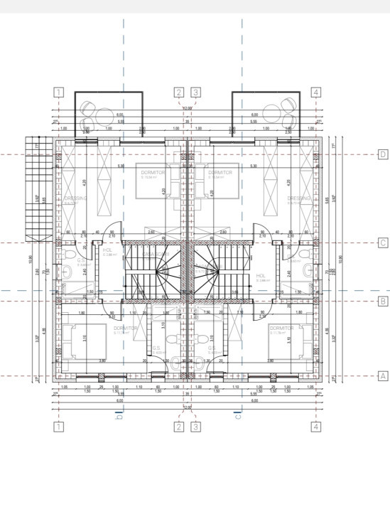 Duplex cu 4 camere, 110mp utili, Borhanci 