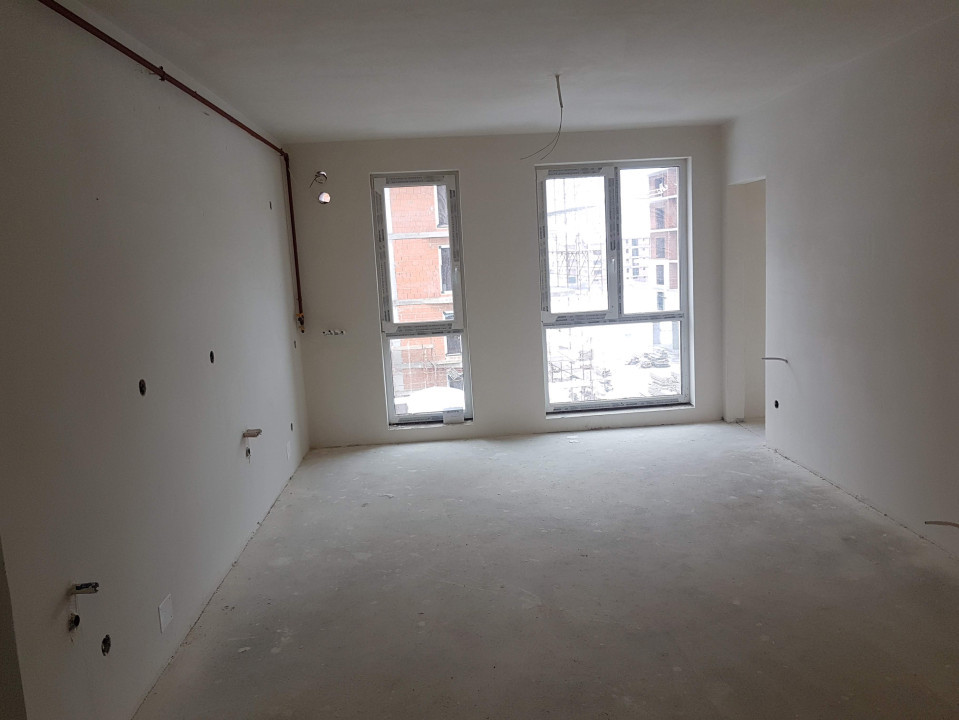 Apartament de 2 camere, 48 mp, semifinisat, Zona Centrala, Floresti