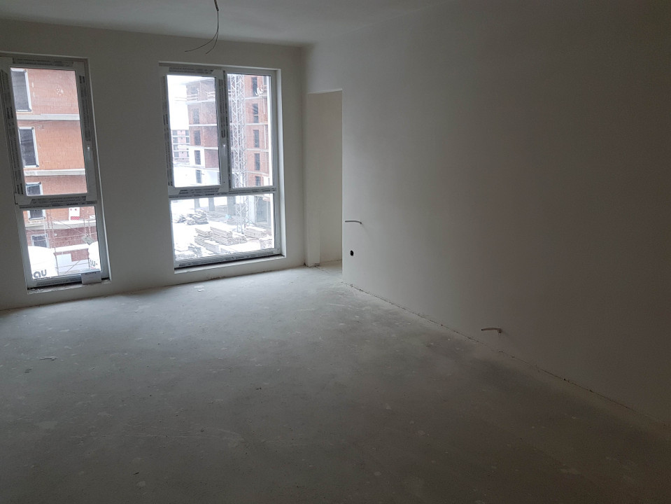 Apartament de 2 camere, 48 mp, semifinisat, Zona Centrala, Floresti