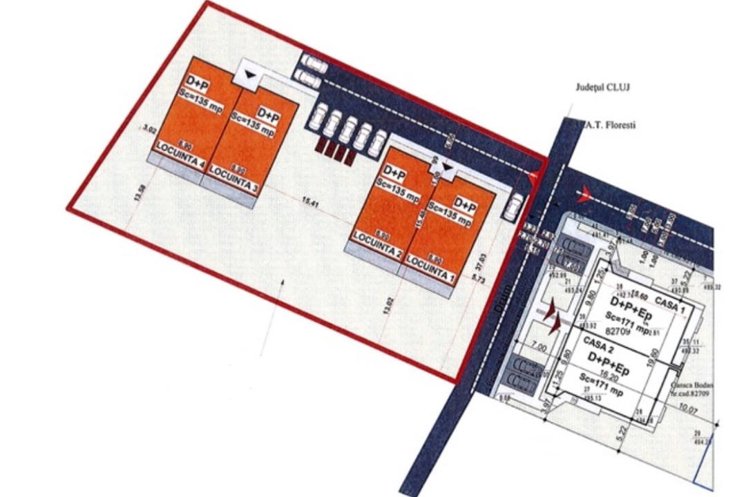 Oportunitate investitie, teren autorizat duplexuri cu panorama superba