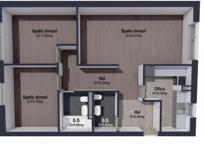 Apartament 3 camere, semidecomandat, 87 MP, zona facultatii de Mecanica  