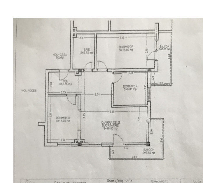 Apartament cu 4 camere, 2 parcari, 2 balcoane, zona Florilor