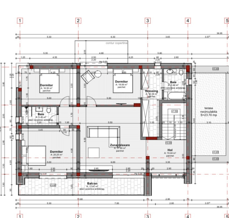 Casa individuala , zona Campului Manastur , 277 mp utili , 526 mp teren 