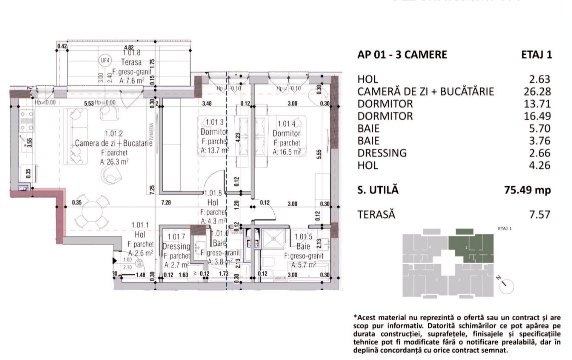 Ansamblu rezidențial cu apartamente de 3 și 4 camere,  A. Muresanu 