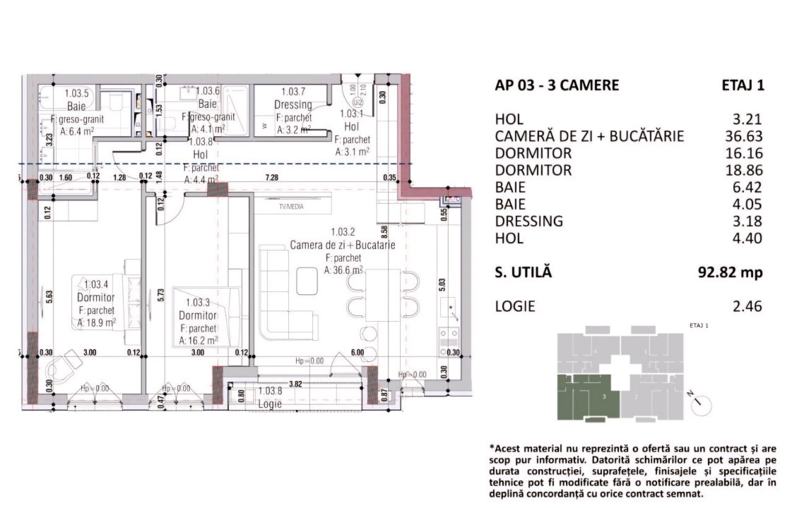 Ansamblu rezidențial cu apartamente de 3 și 4 camere,  A. Muresanu 