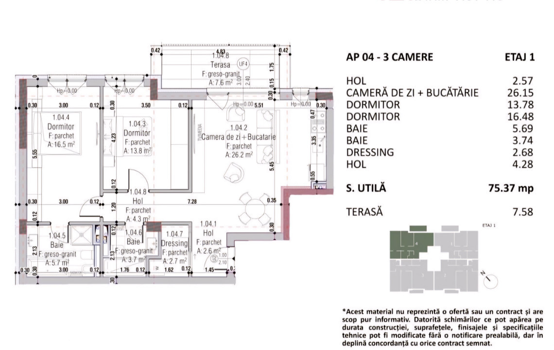 Ansamblu rezidențial cu apartamente de 3 și 4 camere,  A. Muresanu 