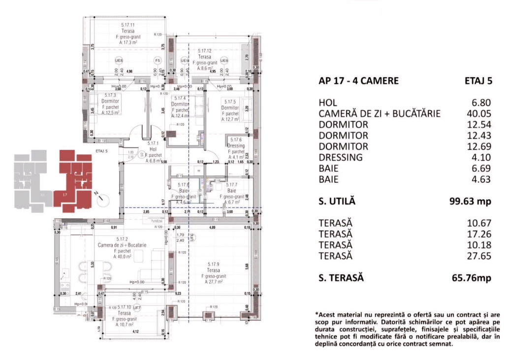 Ansamblu rezidențial cu apartamente de 3 și 4 camere,  A. Muresanu 