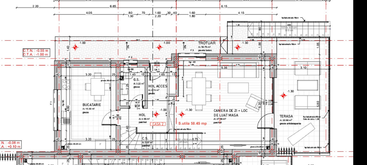 Duplex cu view deosebit, 137 mp, 4 camere zona Vivo