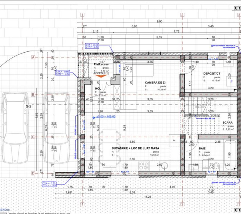 Duplex cu 5 camere, 160mp utili, terasa, Buna Ziua 