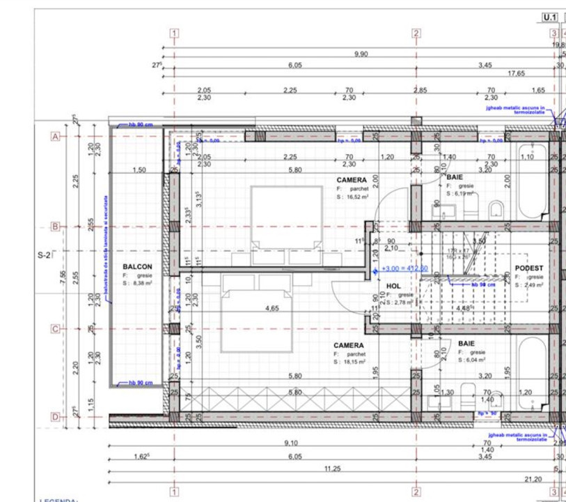 Duplex cu 5 camere, 160mp utili, terasa, Buna Ziua 