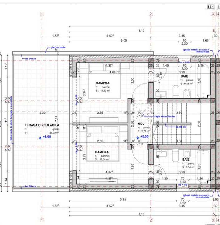 Duplex cu 5 camere, 160mp utili, terasa, Buna Ziua 