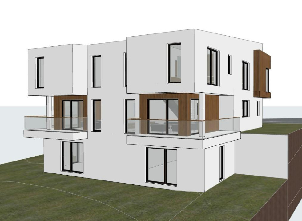 Duplex cu 4 camere, 125mp utili, teren 490mp, Sanicoara