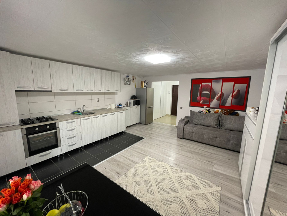 Apartament cu o camera plus terasa in Buna Ziua 34 mp utili mobilat utilat!