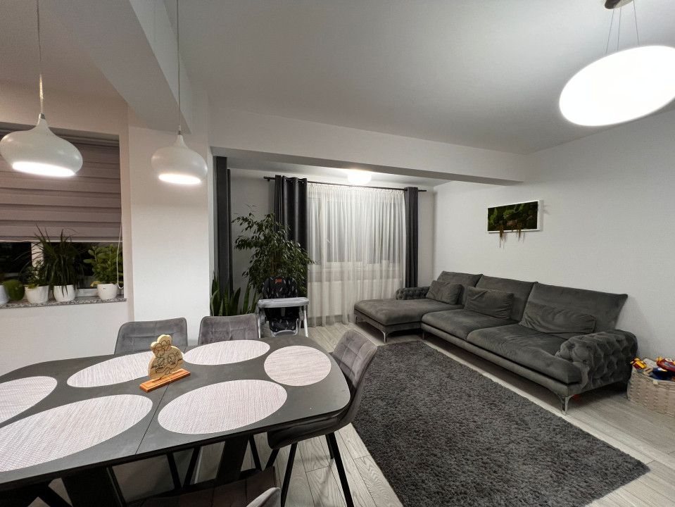 Apartament 3 camere, mobilat utilat modern, predare la cheie, parcare 