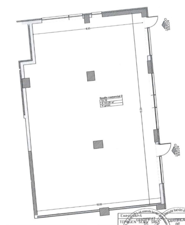 Spațiu comercial de închiriat, 147,5mp, zona Manastur, 