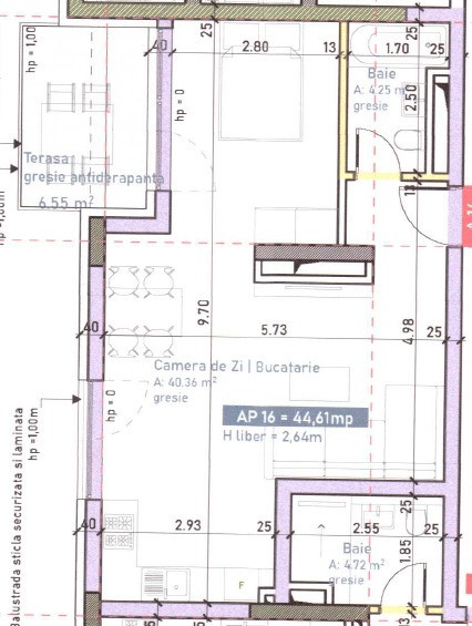 Apartament cu 2 camere 44.6mp utili bloc nou Intre Lacuri 