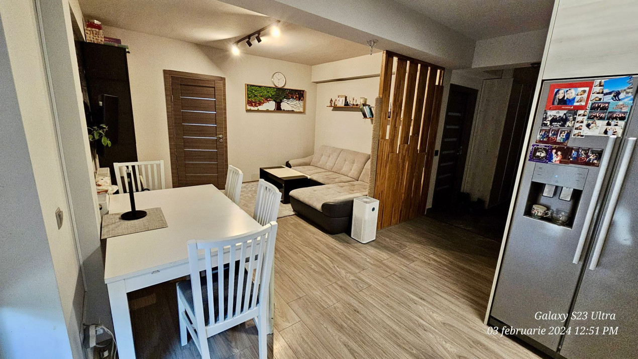 Apartament 2 camere + nișă, 58 mp utili, terasă 54 mp, parcare subterană