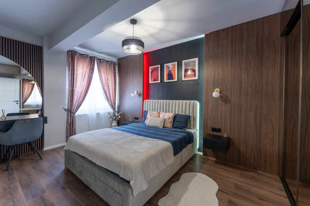 Apartament de 2 camere, Ultramodern, 54 mp, Etaj Intermediar, Floresti