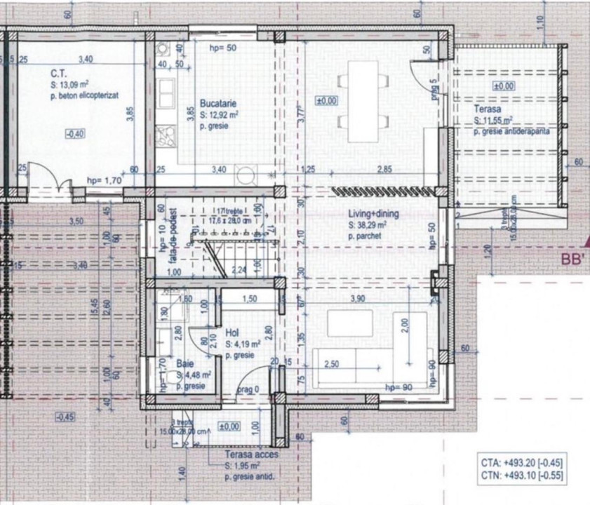 Casa individuala, 120 mp, 4 camere, constructie noua, Zona Capusu Mic