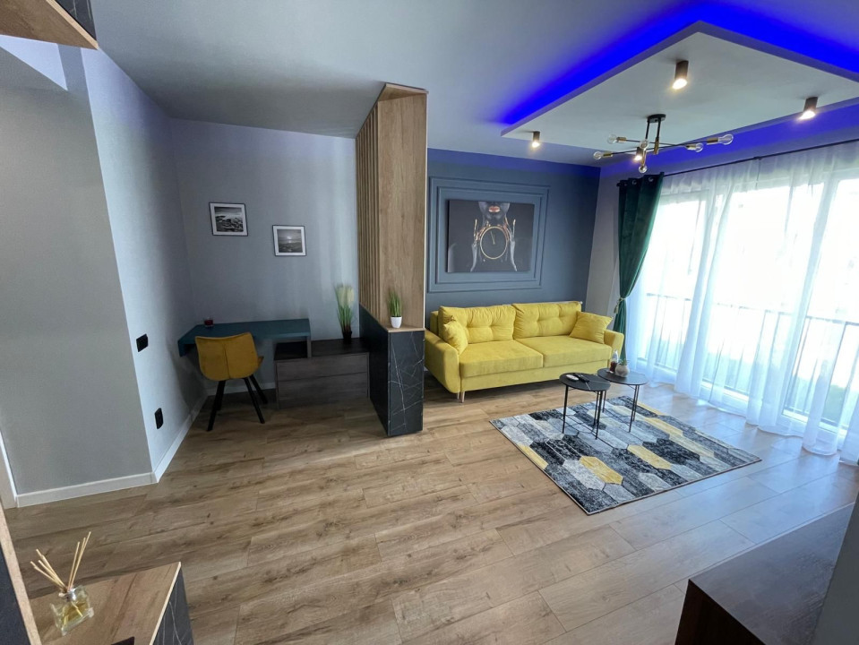 Apartament de 2 camere cu grădina, LUX, parcare, zona Terra