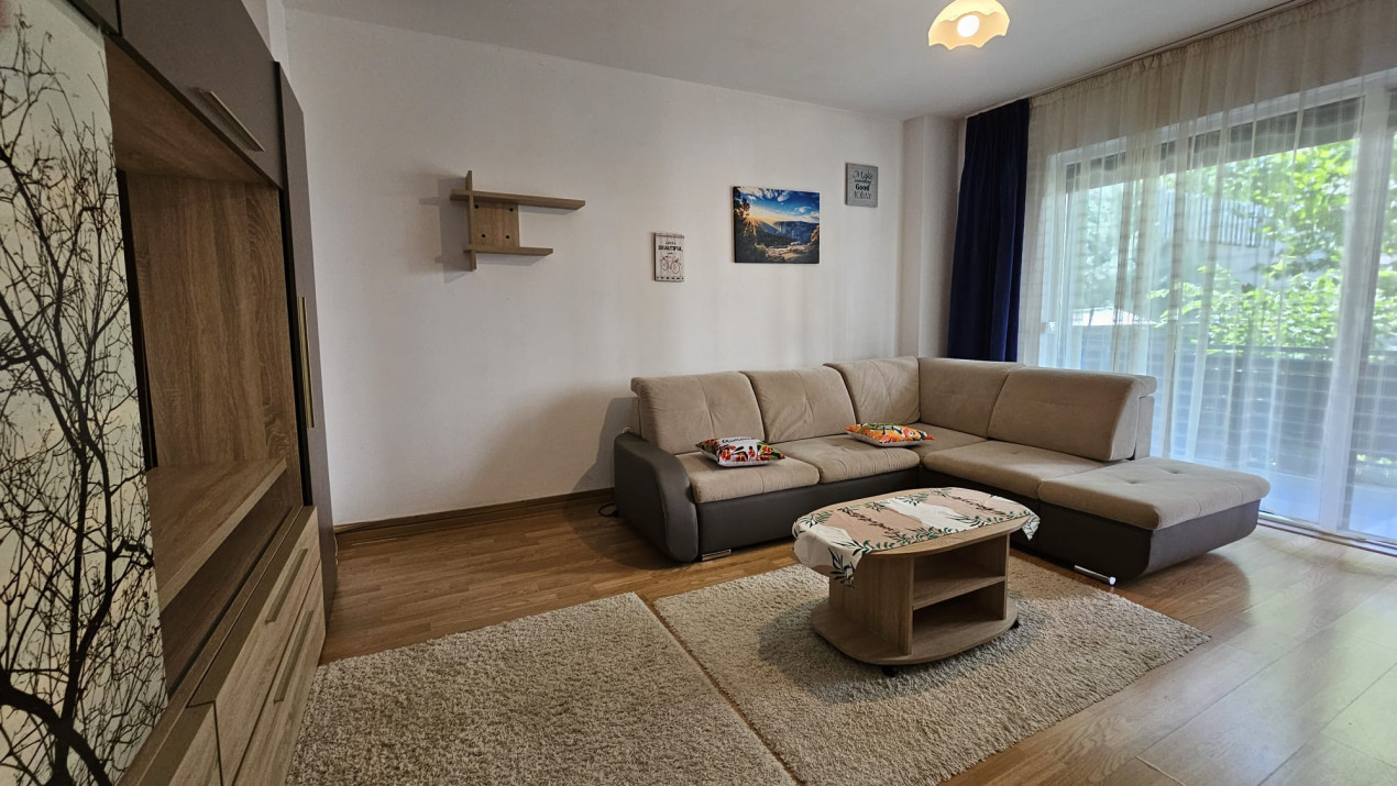 Apartament cu grădină, mobilat și utilat, orientare vestică, cartier Buna Ziua