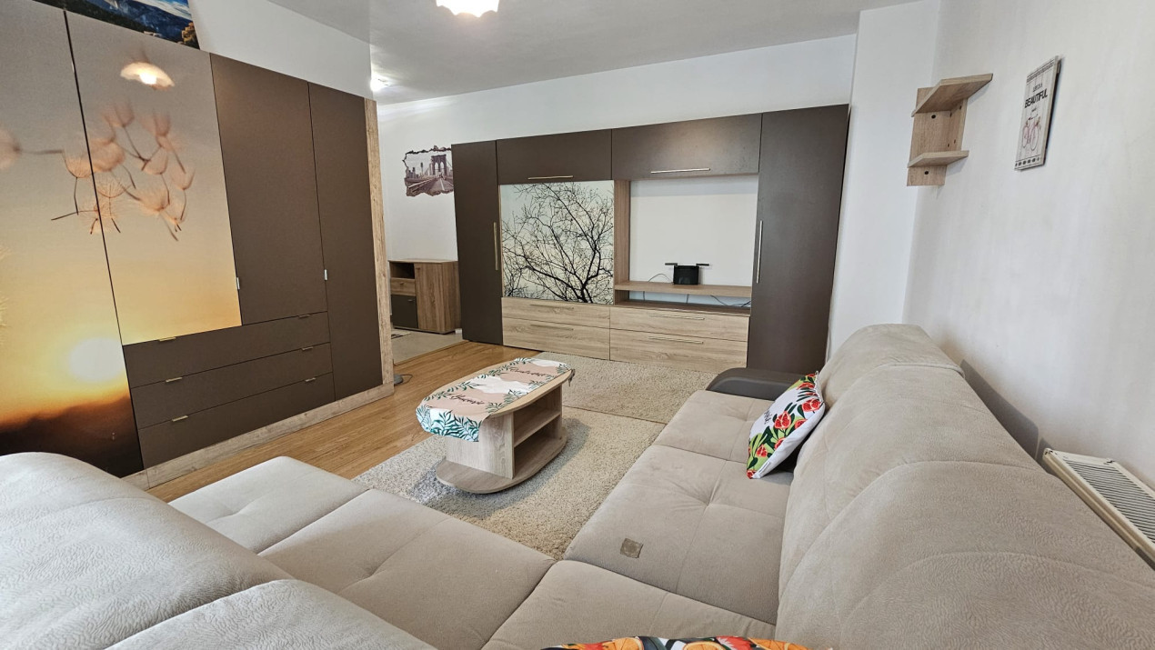 Apartament cu grădină, mobilat și utilat, orientare vestică, cartier Buna Ziua