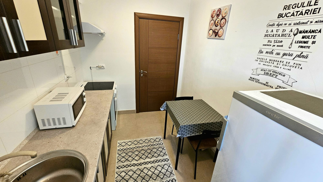 Apartament cu grădină, mobilat și utilat, orientare vestică, cartier Buna Ziua