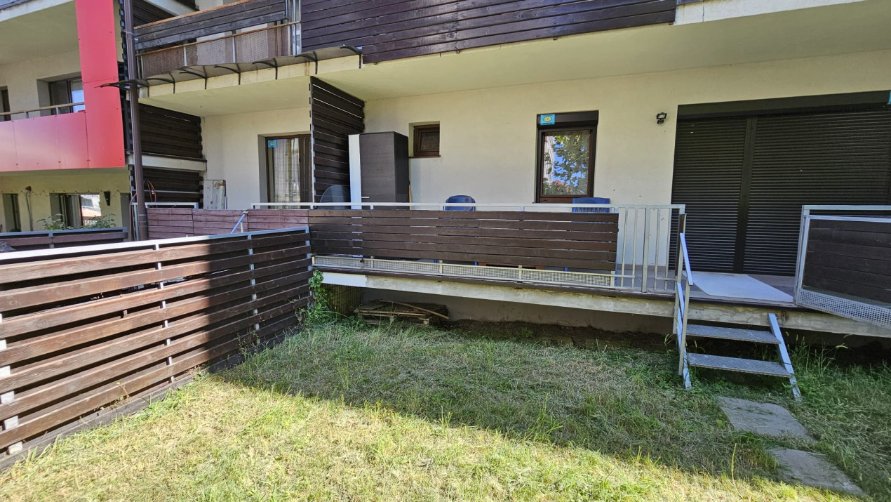 Apartament cu grădină, mobilat și utilat, orientare vestică, cartier Buna Ziua