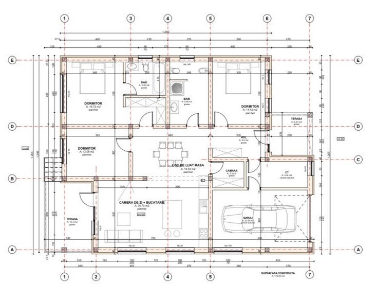 Teren 650 mp cu autorizatie de construire si fundatie, Copaceni