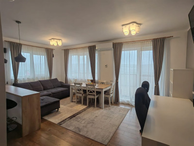 Penthouse ultrafinisat de 3 camere , Semidecomandat, cu terasa, in zona Razoare