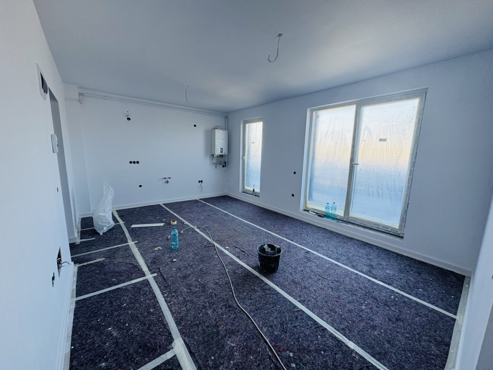 Apartament 2 camere, 40mp cu terasa de 32 MP, finisat, in Baciu