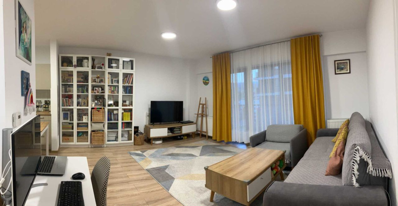 Apartament 2 camere + birou dressing, 63mp + balcon 10mp, zona Gheorgheni