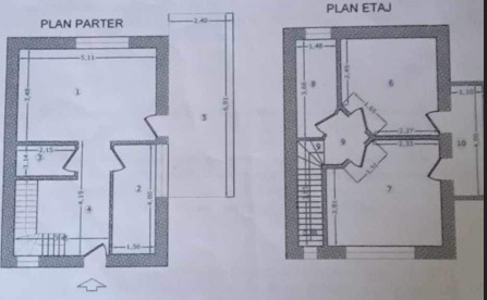 Casa tip duplex, 74 mp,semifinisat, Zona Eroilor