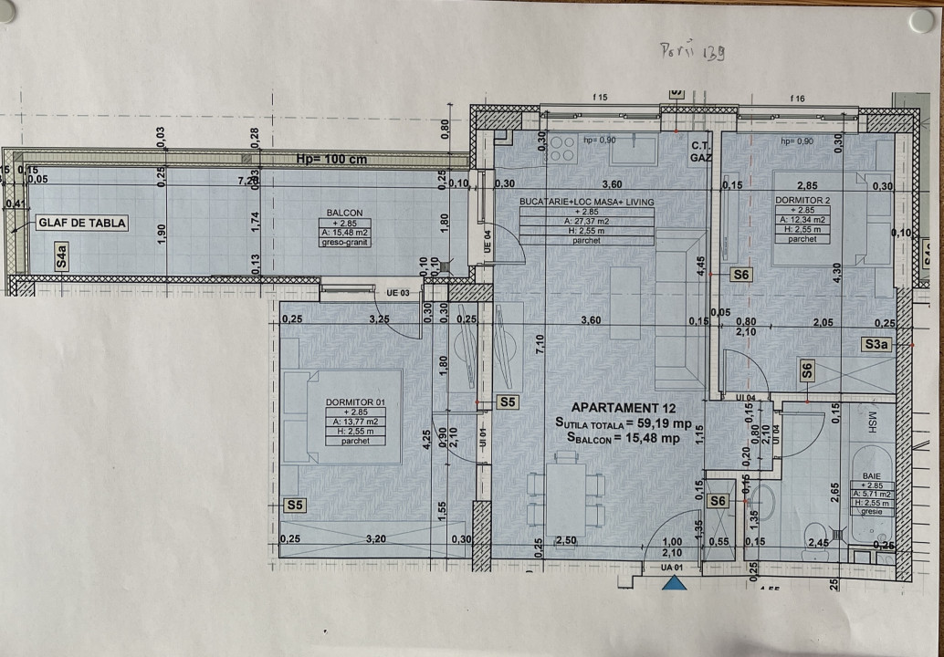 Apartamente de 2-3 camere de la constructor , Finisate, Parcare, TVA inclus.