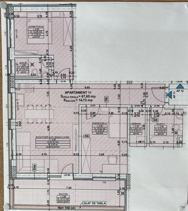 Apartamente de 2-3 camere de la constructor , Finisate, Parcare, TVA inclus.