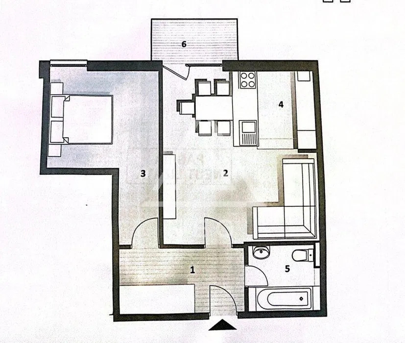 Apartament semifinisat, 54mp, Zorilor 