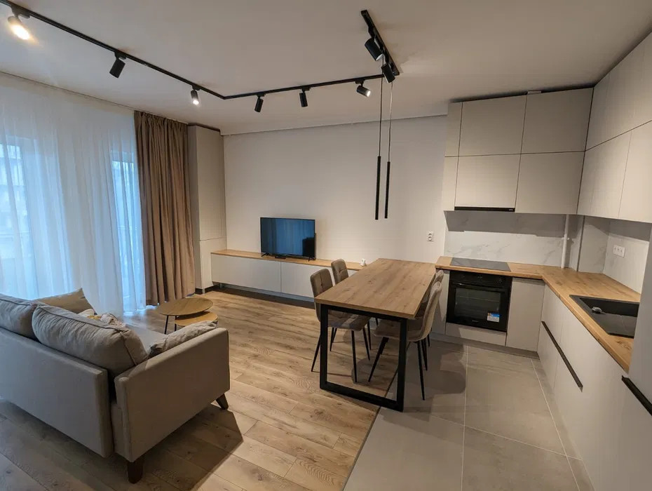 Apartament de 2 camere, 55mp, finisaje moderne, Semicentral