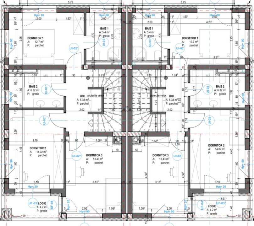 Duplex nou in cartierul Dambul Rotund