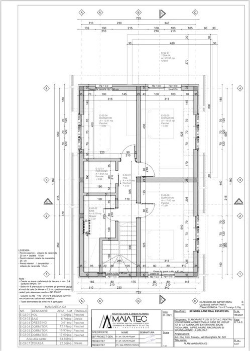 Teren intravilan de 1757mp, autorizat proiect 2 case individuale, sat Gheorgheni