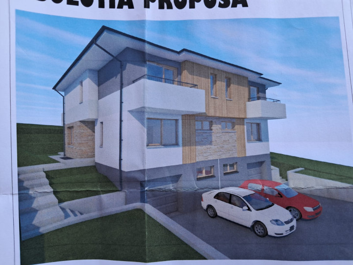 Teren intravilan autorizat pentru construcție, 1150 mp, sat Feleacu