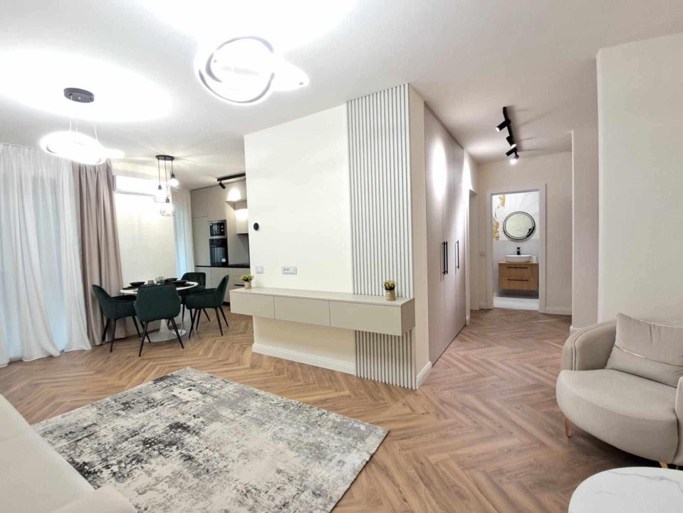 apartament cu 2 camere,terasa  si parcare subterana